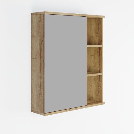 Шкаф-зеркало Onika Легран 60 дуб галифакс, универсальный, артикул 206071