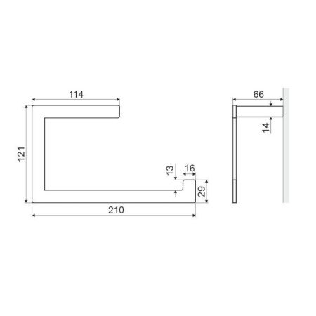 Полотенцедержатель EXCELLENT Riko (хром)