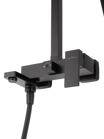 Душевая система WONZON & WOGHAND CUBE, Черный матовый (WW-88739016-MB), артикул WW-88739016-MB