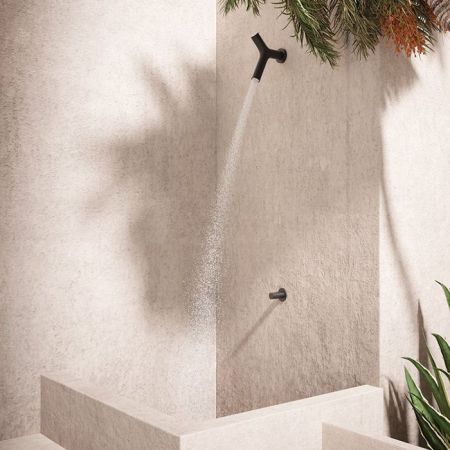 ANTONIO LUPI APOLLO Верхний душ Ø45 мм., настенный монтаж, цвет черный матовый