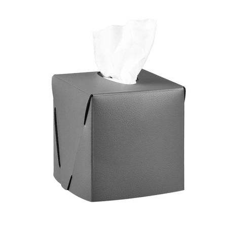 Colombo Adj Салфетница Kleenex, 12x12H12 см, цвет: серый/черный, артикул BADJ015-0301