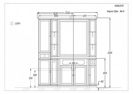Корсо Оро №6 Opadiris Светлый орех, артикул 