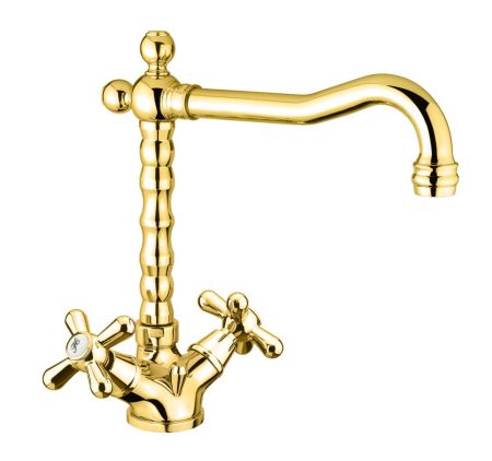 Смеситель для раковины Fiore MARGOT 26OO0625, золото, артикул 26OO0625