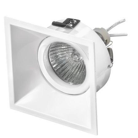 Светильник точечный встраиваемый декоративный под заменяемые галогенные или LED лампы Domino Lightstar 214506, артикул 214506