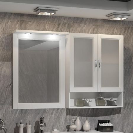 Мебель для ванной Клио под стиральную машину Opadiris Белый матовый, артикул 