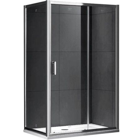 Душевой уголок Gemy S30191E-A90 130х90 профиль Хром стекло прозрачное, артикул S30191E-A90