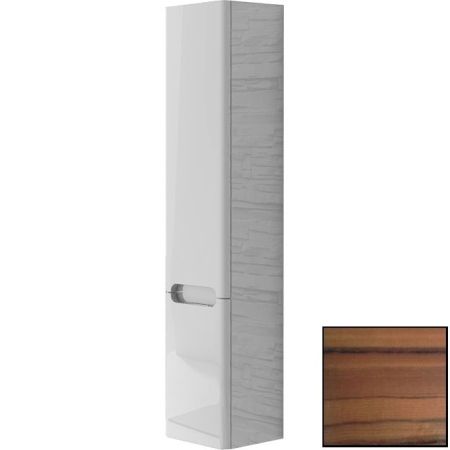 Шкаф пенал SanVit Форма 32 pforma с фактурой под дерево подвесной Зебрано, артикул pforma