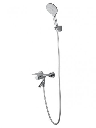 Смеситель для ванны с душем WONZON & WOGHAND CLICK, Хром (WW-FE05L221-CR), артикул WW-FE05L221-CR