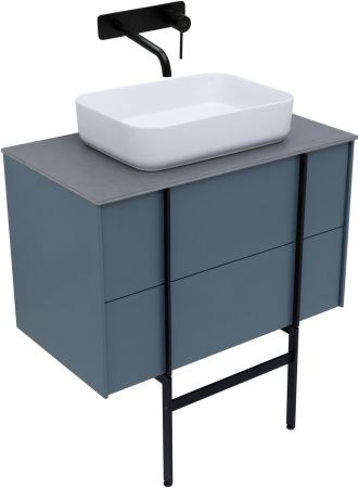 Тумба под раковину Allen Brau Reality 80 1.32005.BGM синий матовый, артикул 1.32005.BGM