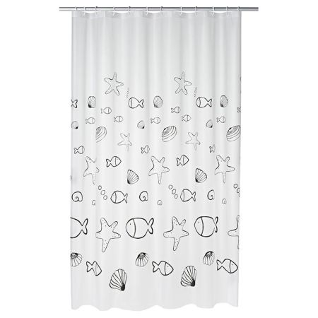 Штора для ванны Ridder Seashell 200х180 Белая, артикул 32630