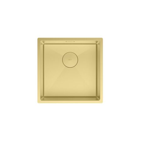 Кухонная мойка Lemark OLANGA 440 прямоугольная из нержавеющей стали цвет: светлое золото (9938122), артикул 9938122