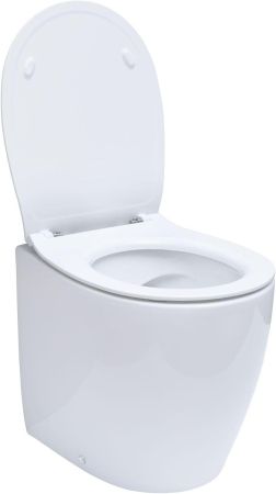 Чаша приставного унитаза Allen Brau Fantasy 4.11007.20 белый глянец, артикул 4.11007.20