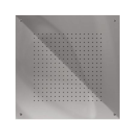 Graffio Kings, квадратная потолочная душевая головка 50х50 см, 1 режим: дождь, цвет хром