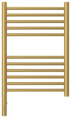 Полотенцесушитель электрический "БОГЕМА 3.0" прямая 600х400 / МЭМ левый (Матовое золото), артикул 032-5804-6040