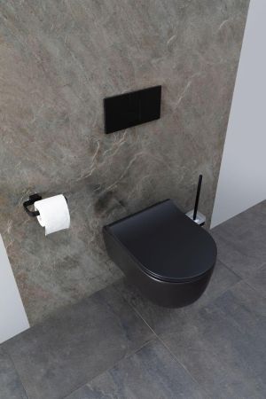 Чаша подвесного унитаза Allen Brau Priority 4.31002.31 черный матовый, артикул 4.31002.31