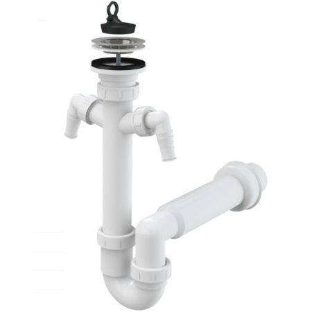 Сифон для кухонной мойки Alcaplast A820-DN50 Белый Сифон для кухонной мойки Alcaplast A820-DN50 Белый