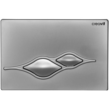 Клавиша смыва Creavit Ufo GP1002.00 Серая матовая, артикул GP1002.00