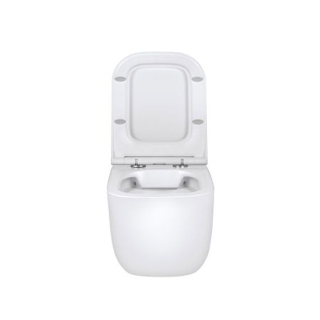 Унитаз подвесной Form VT1-35 безободковый, цвет белый, ультратонкое soft-close сиденье, артикул VT1-35