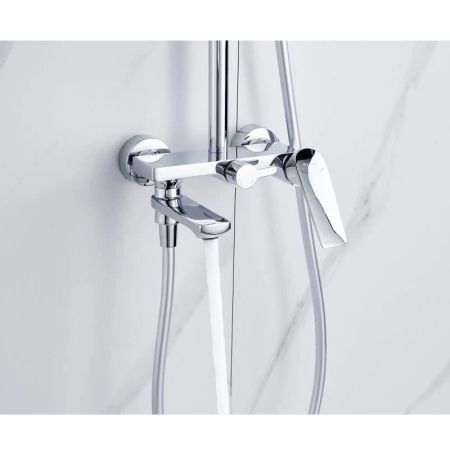 Душевая система Knotlor KN-62, хром, артикул KN-62