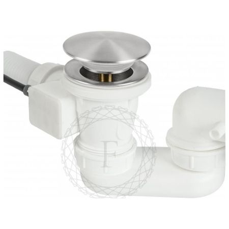 Слив-перелив (полуавтомат, 80 см.) FILARETE FL80NK, никель, артикул FL80NK