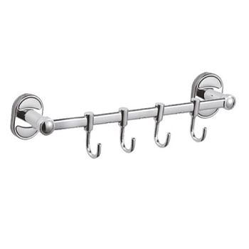 Планка с крючками для полотенец D-Lin D288700-4, хром