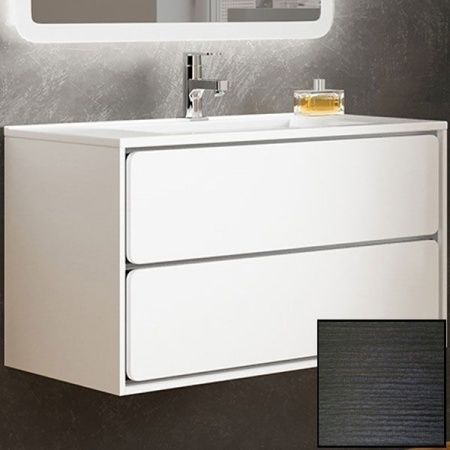 Тумба с раковиной SanVit Бруно-2 100 kbruno2100 с фактурой под дерево подвесная Венге Тумба с раковиной SanVit Бруно-2 100 kbruno2100 с фактурой под дерево подвесная Венге