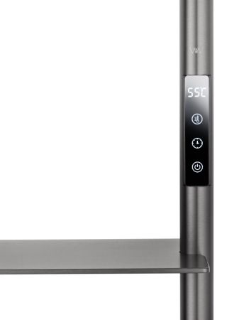 Полотенцесушитель электрический WONZON & WOGHAND DÜSSELDORF, Темный графит (WW-A203-GM), артикул WW-A203-GM