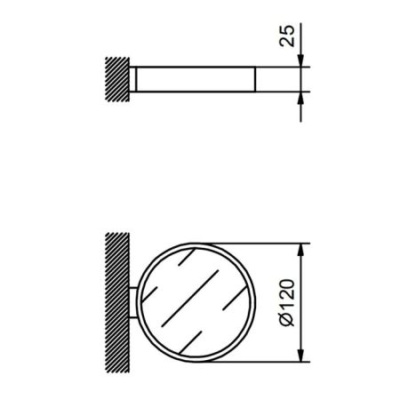 Fantini Young Мыльница настенная, цвет хром