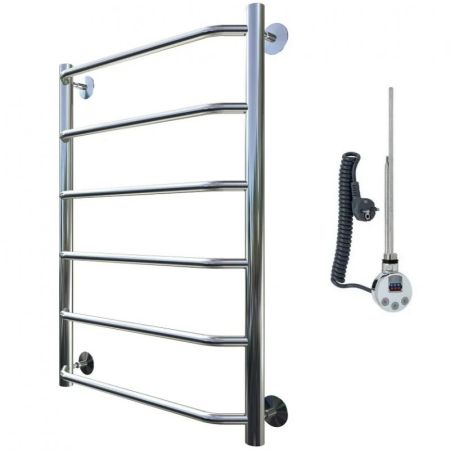 Электрический полотенцесушитель Тругор Браво 1 элТЭН 80x50 Хром, артикул Браво1/элТЭН8050