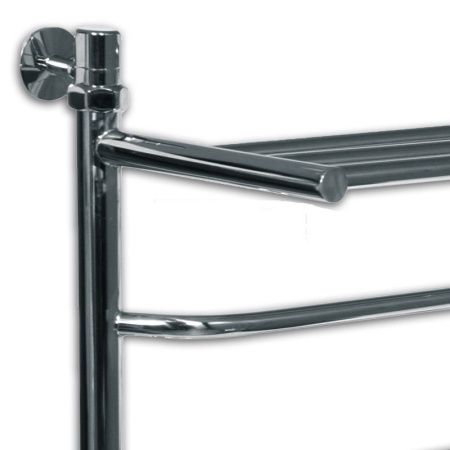 Водяной полотенцесушитель Ника Trapezium ЛТ/ВП 120x40 с полкой Хром