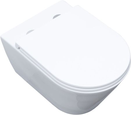 Чаша подвесного унитаза Aquanet Lake LAKE-W белый, артикул LAKE-W