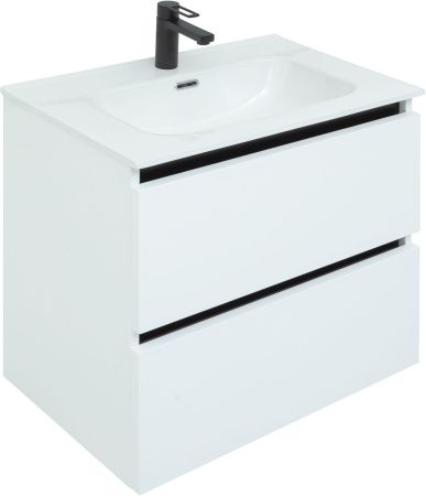 Комплект мебели для ванной De Aqua Ариетта NEW 60 белый матовый, артикул 00271967