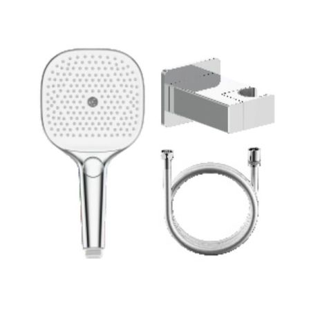 Лейка для душа с держателем и шлангом Raglo R476.41, хром