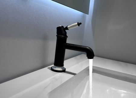 Смеситель Marbella Nero для раковины, черный BOCH MANN BM8728, артикул BM8728