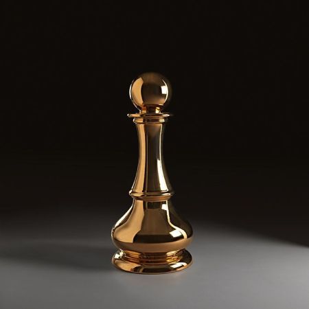 Kerasan Artwork Cтатуэтка декоративная Pedone, цвет золото, артикул 471239