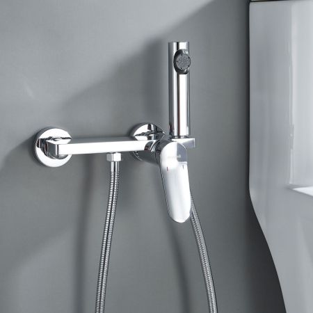 Гигиенический душ со смесителем Shevanik S4305-1, хром