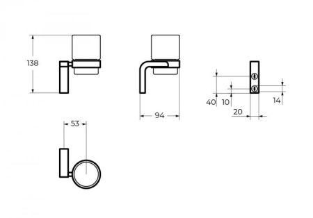 ULTIMA CZR-F-8930 Стакан, артикул CZR-F-8930