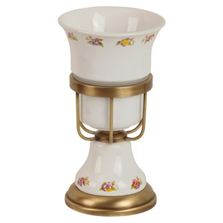 PROVANCE Стакан настольный, керамика с декором/бронза, артикул 17644