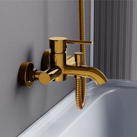 361000600 Scandinavian Pure, смеситель для ванной и душа, золото, артикул 361000600