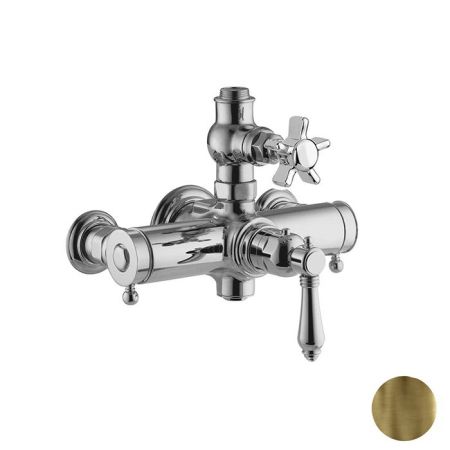 Nicolazzi Termostatico Термостатический смеситель, вывод сверху 3/4, цвет:  Bronze Plated, артикул 4917BZ18