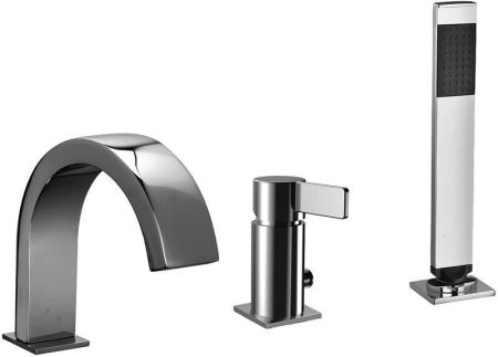 Смеситель на борт ванны Paffoni Rock RO040ST, артикул RO040ST