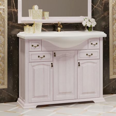 Тумба с раковиной Риспекто 105 Opadiris Беленый бук