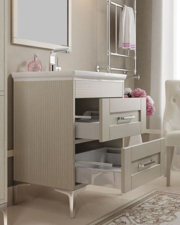 Тумба с раковиной SanVit Прованс 90 kprov090 Зебрано