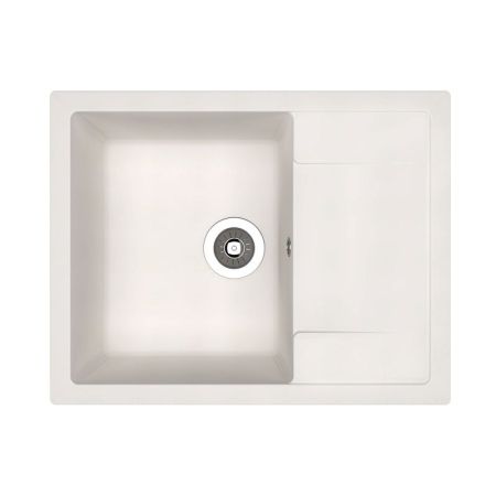 Кухонная мойка Dr. Gans ТЕХНО 25.030.C0650.401, белый, артикул 25.030.C0650.401