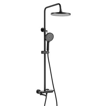Душевая система Shevanik S4726H, черный