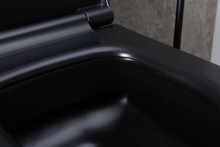 Чаша подвесного унитаза Allen Brau Priority 4.31002.31 черный матовый, артикул 4.31002.31