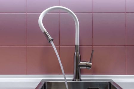 Смеситель для кухни, OMOIKIRI, Yatomi, тип открывания воды-однорычажный, тип регулирования воды-керамический картридж, монтаж-на раковину/столешницу, отверстия для монтажа-1, высота, мм-475, вынос излива, мм-285, тип излива-поворотный, подвижный шланг, ти