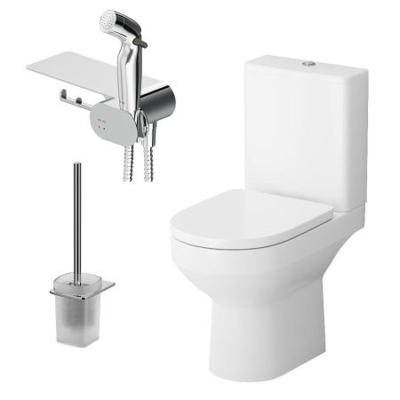 CK70C1804W Spirit V2.0 набор унитаз-компакт с гиг.душем, артикул CK70C1804W