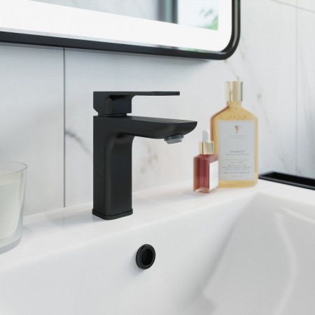 Смеситель для раковины Iddis Slide SLIBL00i01 Черный, артикул SLIBL00i01