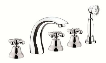 Смеситель на борт ванны Fiore MARGOT 26ZZ0608, бронза